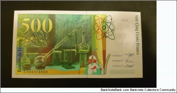Banknote from France year 1995