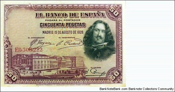 50 Pesetas Banknote