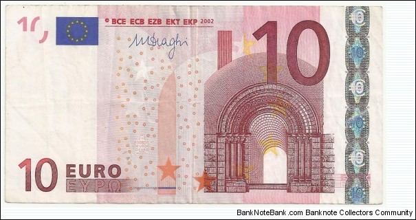 EuropaUnion 10 Euro 2002 Banknote