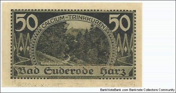 Germany Notgeld-Solbad Serie-a 1921 Banknote