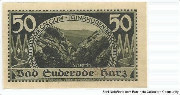 Germany Notgeld-Solbad Serie-c 1921 Banknote