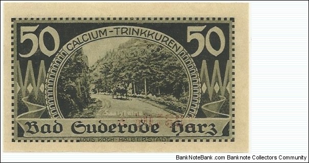 Germany Notgeld-Solbad Serie-d 1921 Banknote