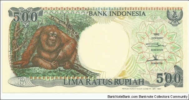 IndonesiaBN 500 Rupiah 1992 Banknote