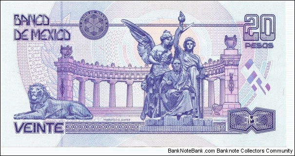 Banknote from Mexico year 1998