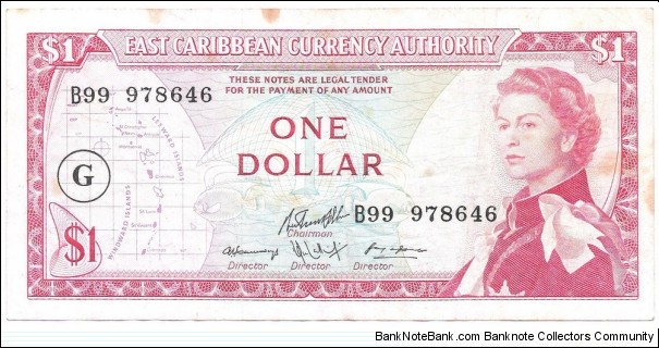 1 Dollar(Grenada 1965) Banknote