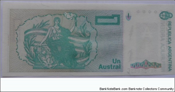 Banknote from Argentina year 1986