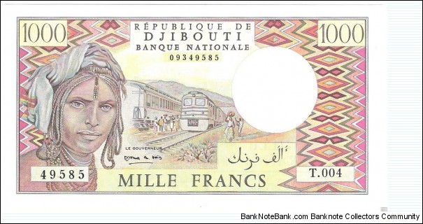 1000 Francs(1991) Banknote