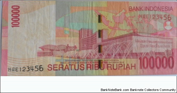 Banknote from Indonesia year 2015