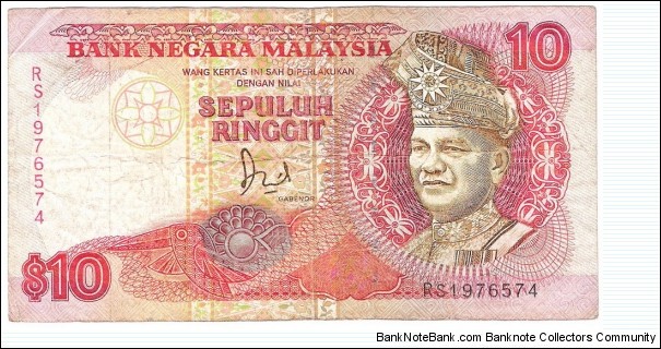 10 Ringgit Banknote