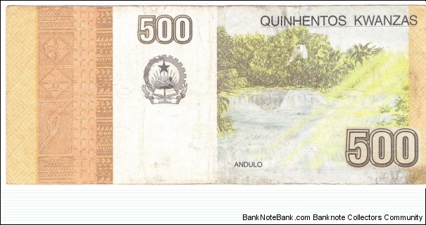 Banknote from Angola year 2012