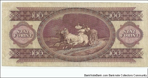 Banknote from Hungary year 1980