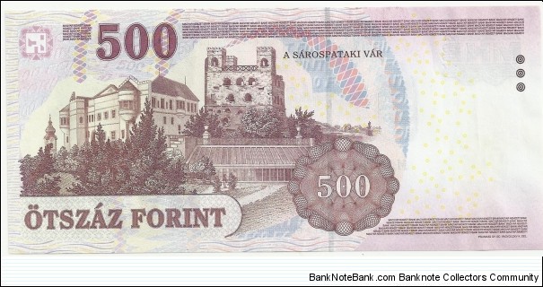 Banknote from Hungary year 2013