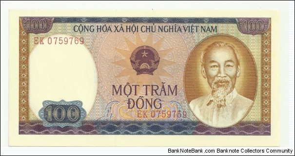 VietNam 100 Ðồng 1980 Banknote