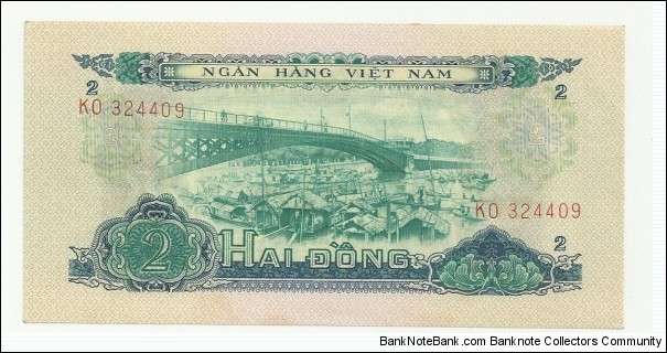 VietNam-South 2 Ðồng 1966-SVLA (South VietNam Liberation Army) Banknote