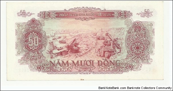 Banknote from Vietnam year 1976