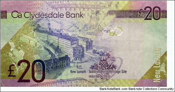 Banknote from Scotland year 2013