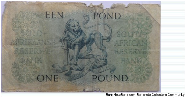 Banknote from South Africa year 1957