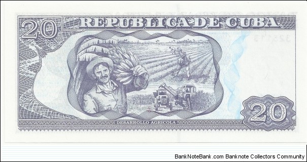 Banknote from Cuba year 2014