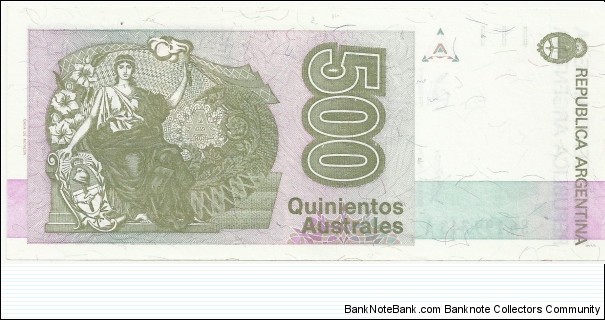 Banknote from Argentina year 1988