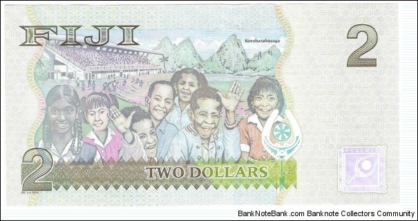 Banknote from Fiji year 2011