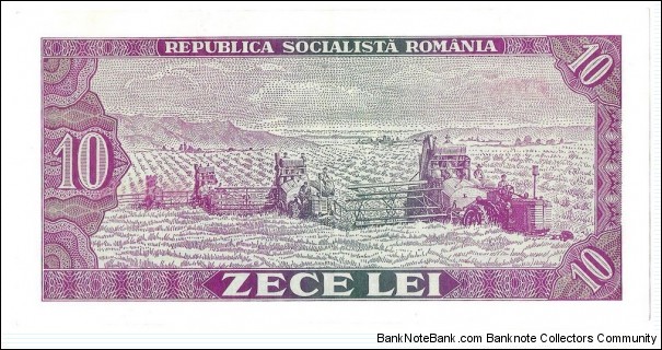 10 Lei(Perfect Gem/ Socialist Republic of Romania 1966) Banknote