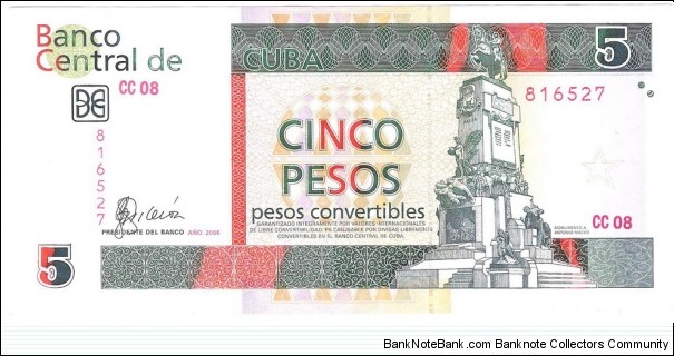 5 Pesos Convertibles(2006) Banknote