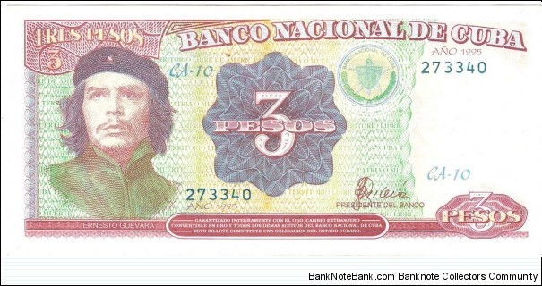 3 Pesos(1995) Banknote