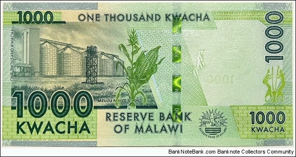 Banknote from Malawi year 2021