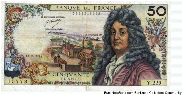 France 50 Francs. Banknote