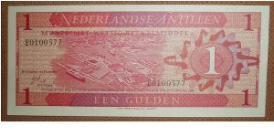 1 Een Gulden. Banknote