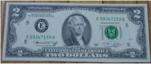 US 2 Dollar 1976 Banknote