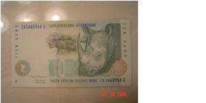 South Africa P-123 10 Rand 1999 Banknote