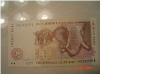 South Africa P-124 20 Rand 1999 Banknote