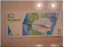 Aruba P-11 10 Florin 1993 Banknote