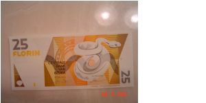 Aruba P-12 25 Florin 1993 Banknote
