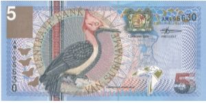 P-146, 5 Gulden, 2000 Banknote