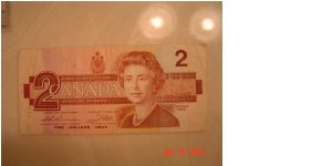 Canada P-94 2 Dollars 1986 Banknote