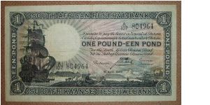 1 Pound, ship Banknote
