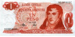 Argentina - 1 Peso - 1973 - P-287 Banknote