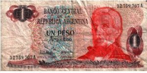 Argentina - 1 Peso Argentino - 1983 - P-311 Banknote