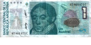 Argentina - 1 Austral - 1986 - P323b Banknote
