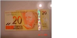 Brazil P-250 20 Reais 2001 Banknote