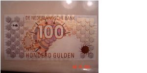 Netherlands P-101 100 Gulden 1992 Banknote