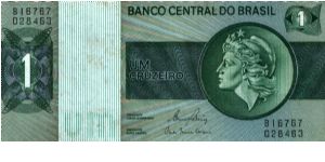 Brazil - 1 Cruzeiro - 1980 - P-191Ac Banknote