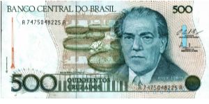 Brazil - 500 Cruzeiros - P212c Banknote