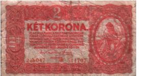 2 Korona * 1920 Banknote