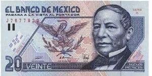 20 Pesos * 1992 * P-100 Banknote