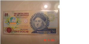 Bahamas P-50 1 Dollar 1992 UNC Columbus Commemorative Banknote