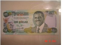 Bahamas P-69 1 Dollar 2001 Banknote