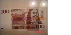 Netherlands P-93 100 Gulden 1970 Banknote